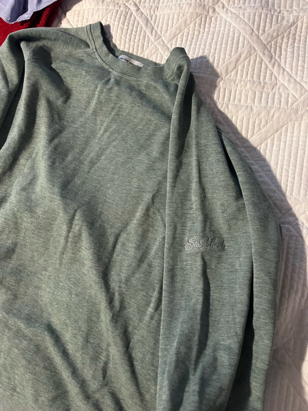 Peter Millar Mint Green Crewneck Sweatshirt